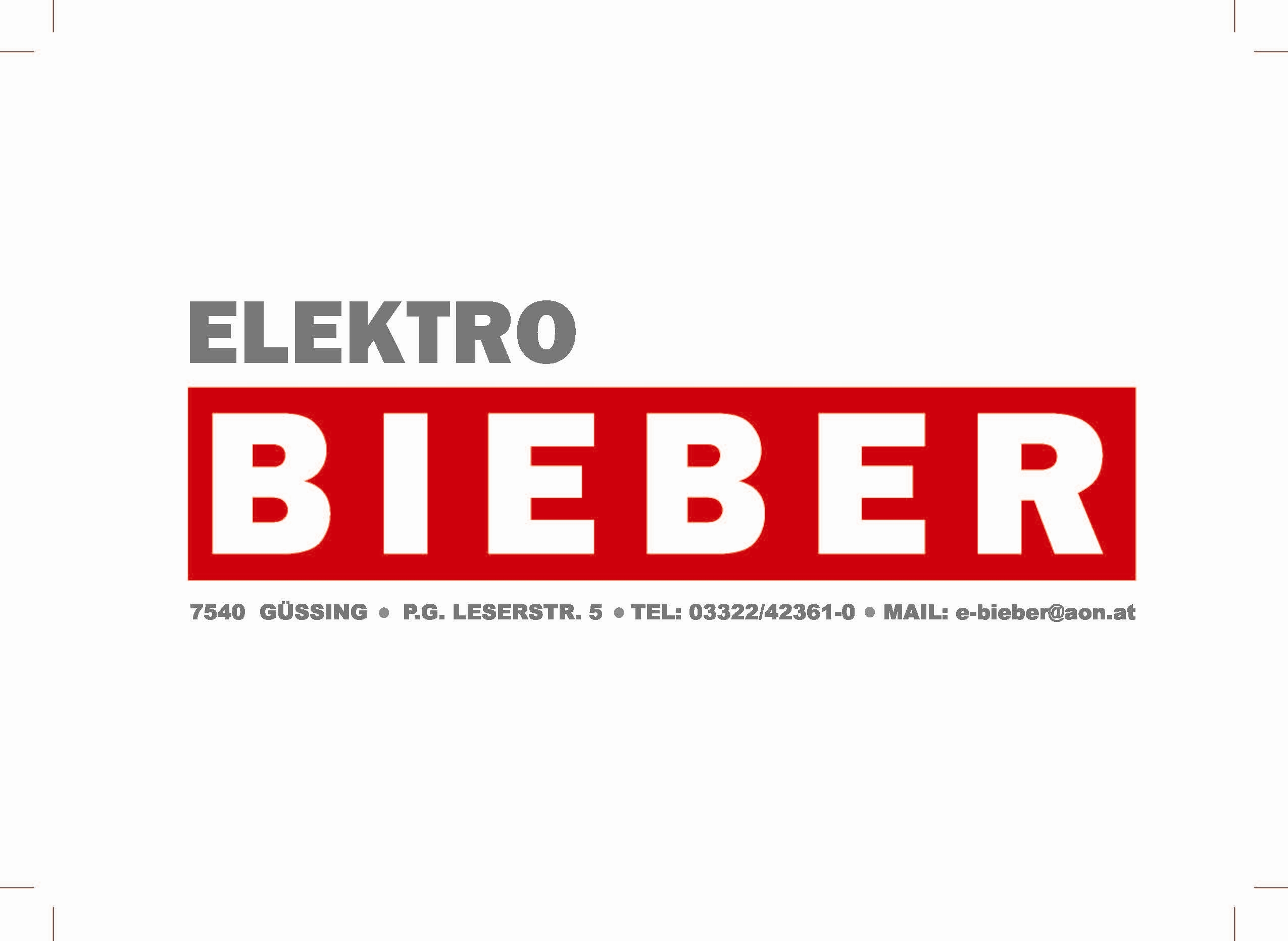 elektro bieber logo neu