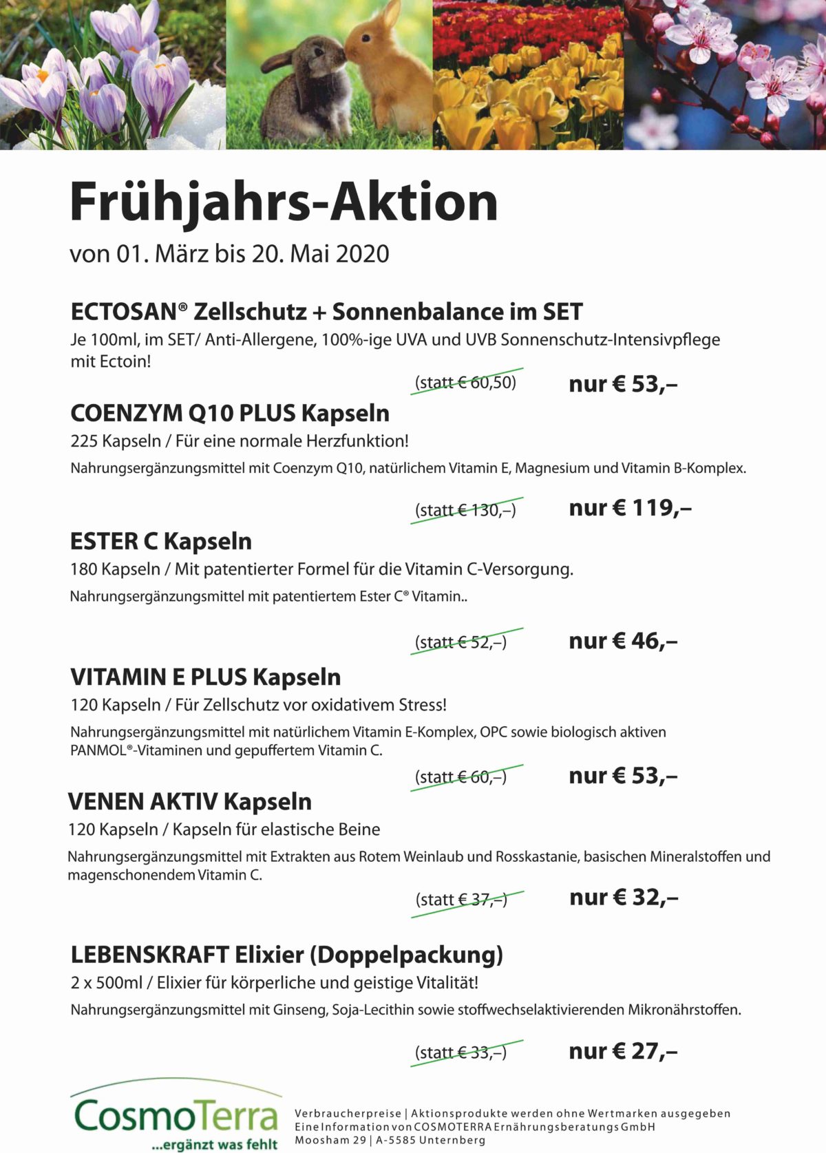 Frühjahrsaktion 2020