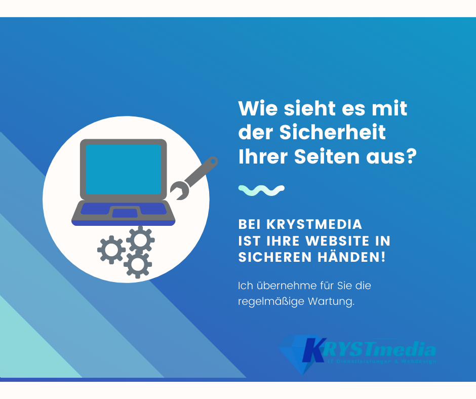 Krystmedia WordPress Wartung Facebook Beitragsbild
