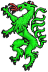 apfelgrün, vollflächig, schwarze Umrandung, Brustlogo
