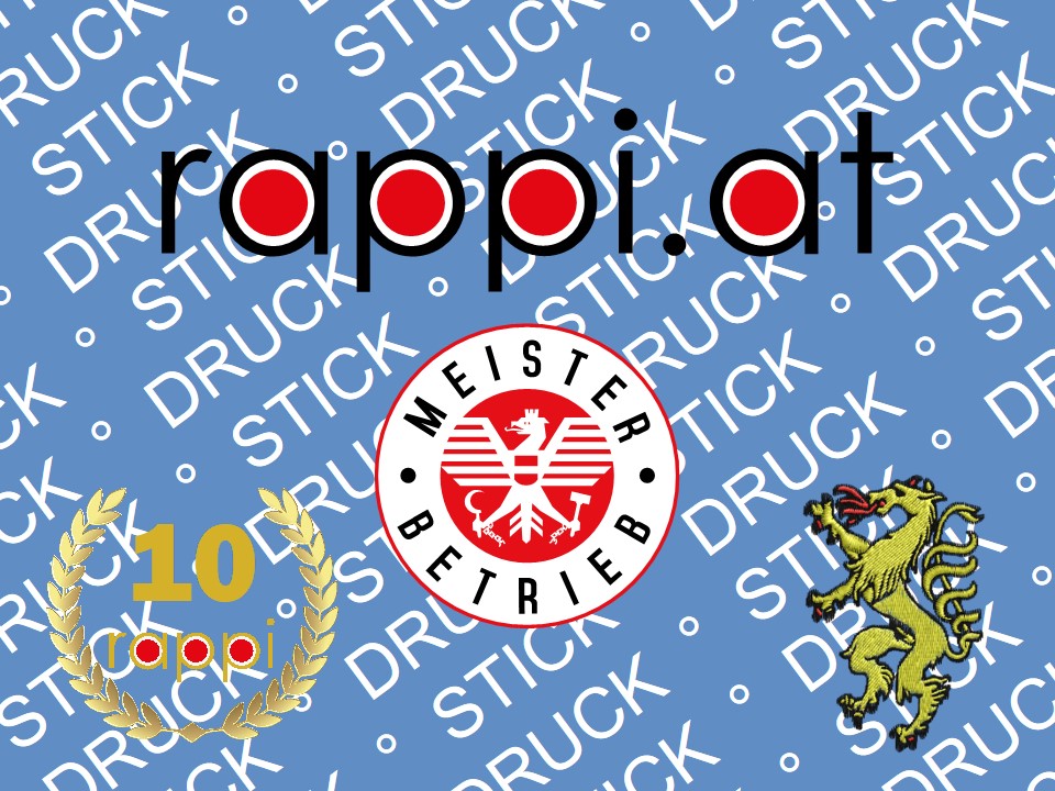 rappi.at, druck stick, inkl. Meister, Jubiläum, Panther, 2020